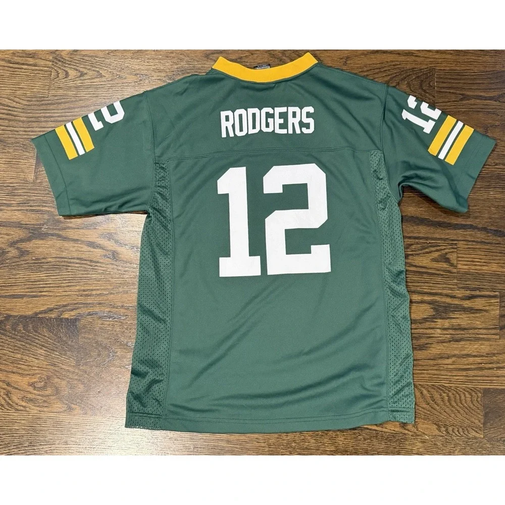 GREEN BAY PACKERS JERSEY YOUTH LARGE AARON RODGERS KIDS NFL LARGE